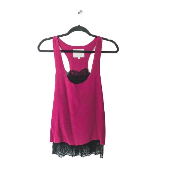 3/30 💕 Pink and Lace Blouse | Hot Date Top - Picture 1 of 2